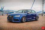 Audi S3 Sedan on Vossen Wheels (CVT) 2017 года